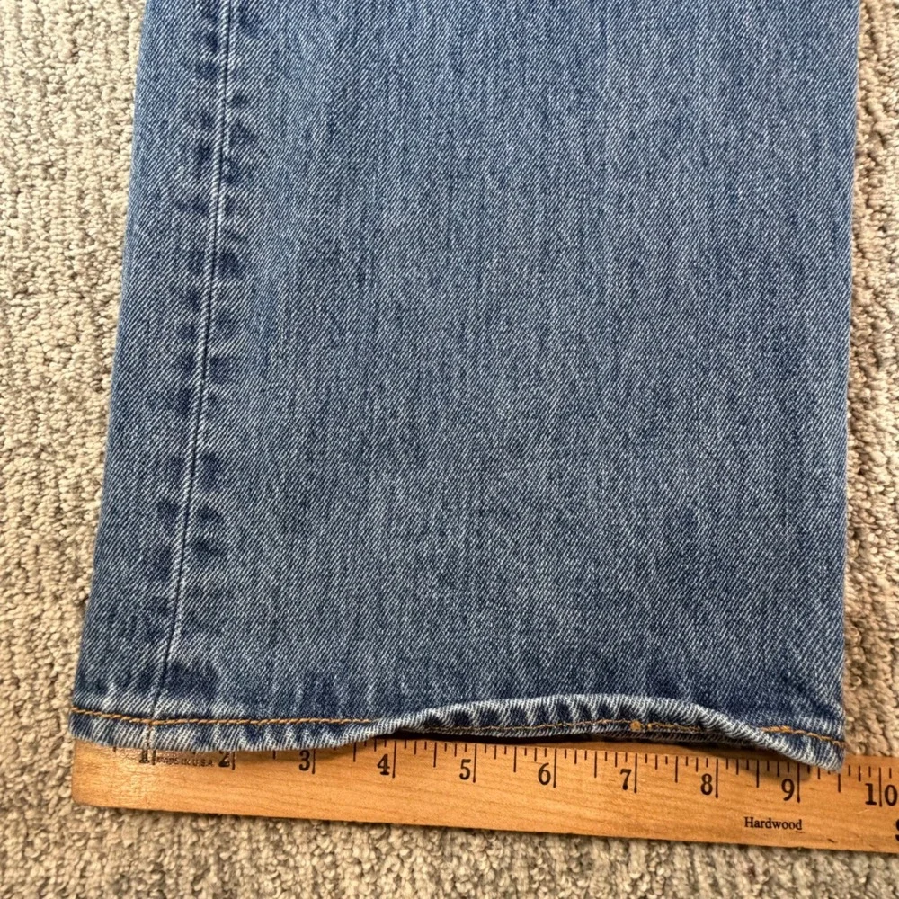Levi's 501‎ Original Fit Jeans Mens 44x30 Blue Medium Wash Straight Leg Denim